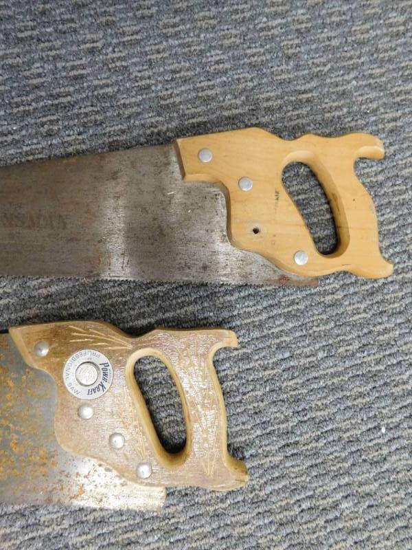 lot 39 image: Two Hand Saws