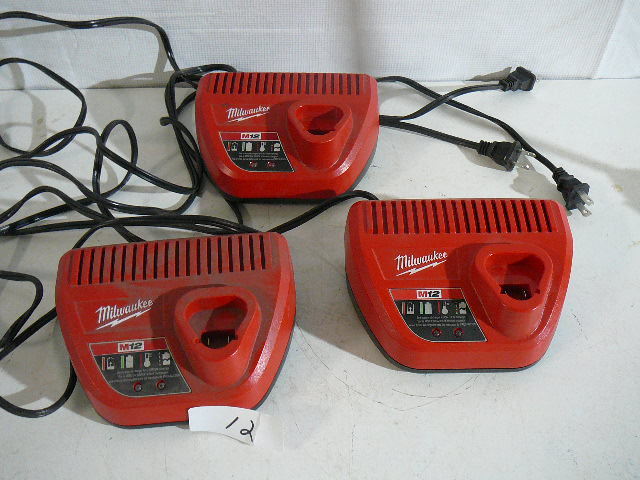 Milwauke 12Volt L1-Ion Chargers