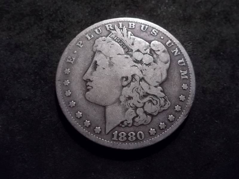 1880 O Morgan Silver Dollar