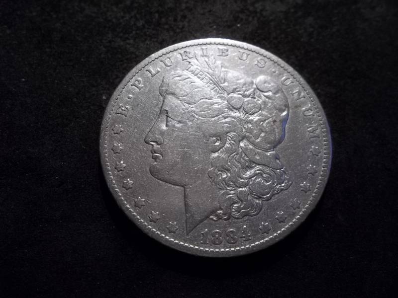 1884 O Morgan Silver Dollar