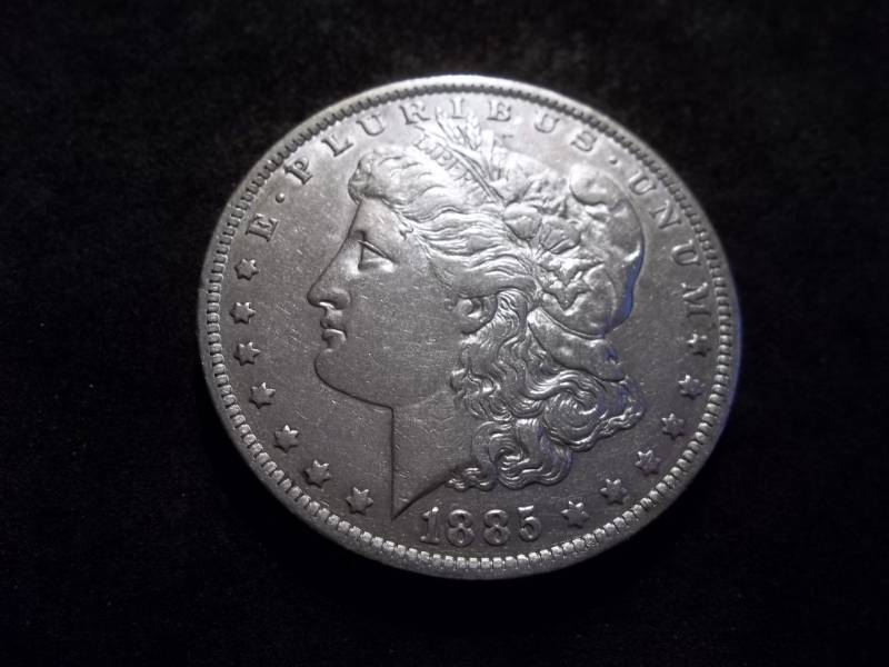 1885 O Morgan Silver Dollar