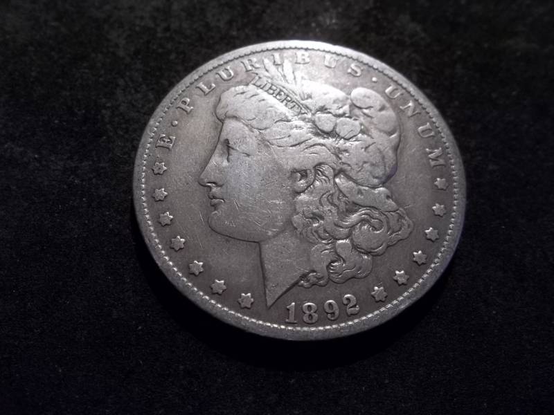 1892 O Morgan Silver Dollar
