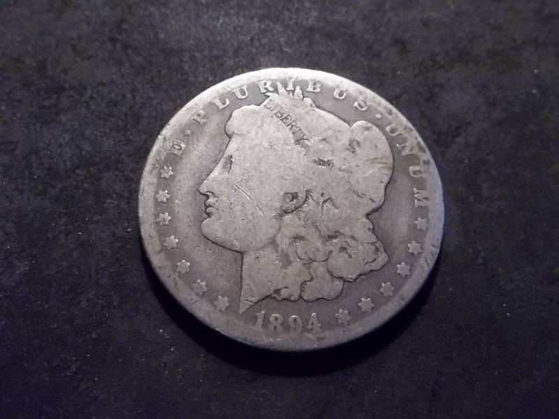 1894 O Morgan Silver Dollar