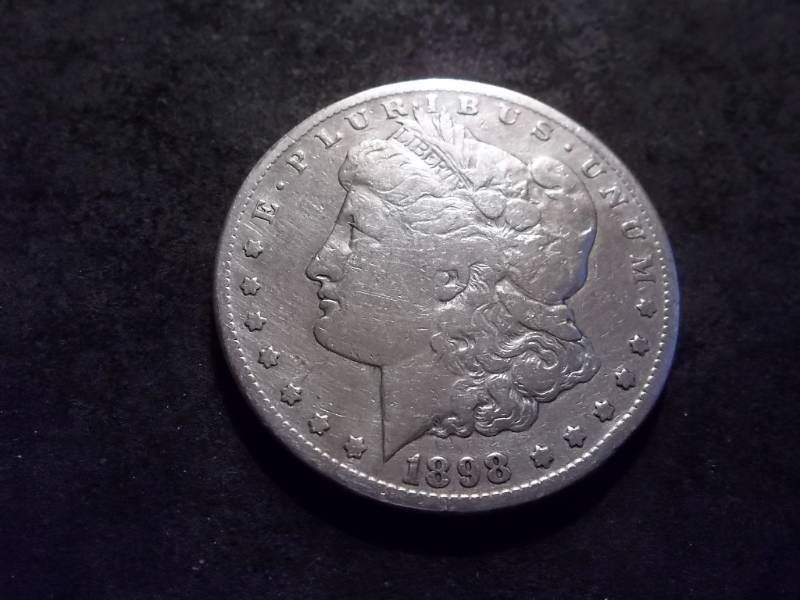 1898 S Morgan Silver Dollar