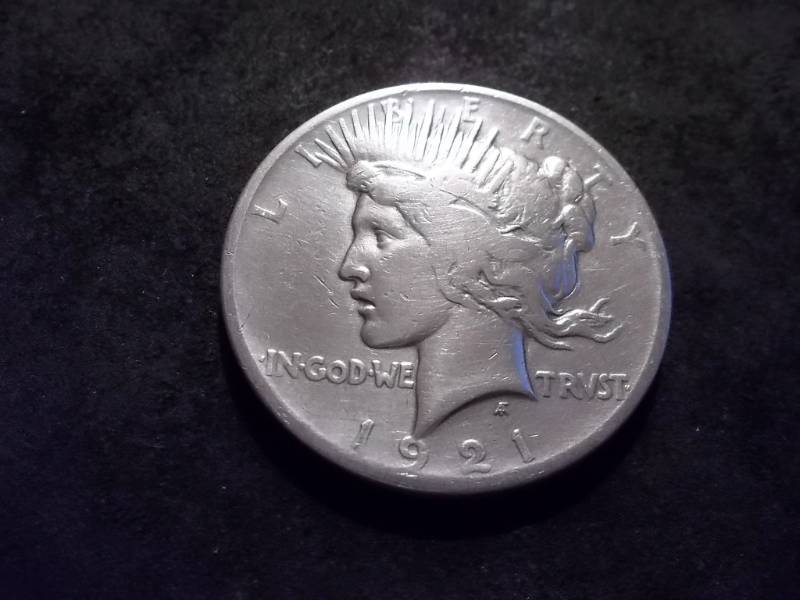 1921 Peace Silver Dollar High Relief