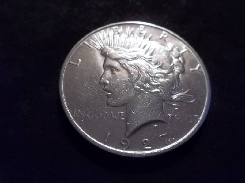 1927 D Peace Silver Dollar