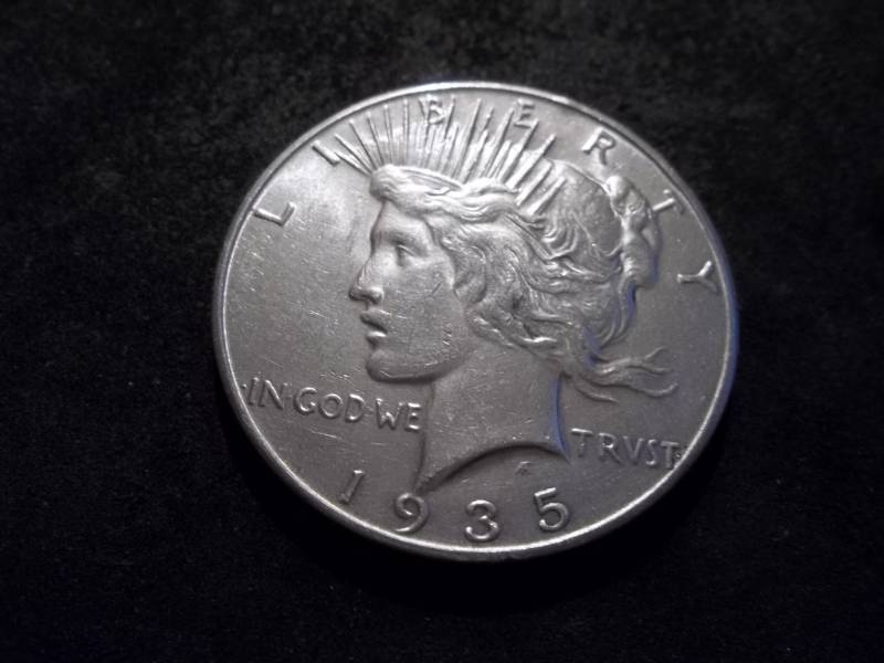 1935  Peace Silver Dollar