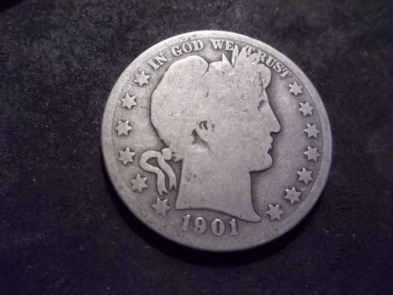1901 Barber Half Dollar