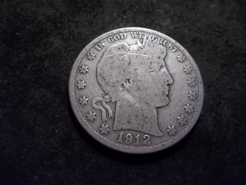 1912 D Barber Half Dollar