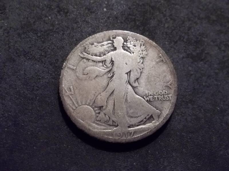 1917 D Walker Half Dollar