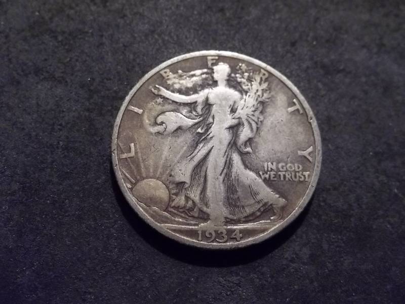 1934 S Walker Half Dollar