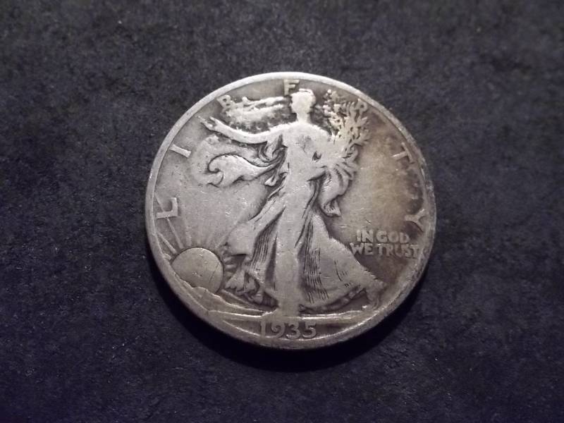 1935 S Walker Half Dollar