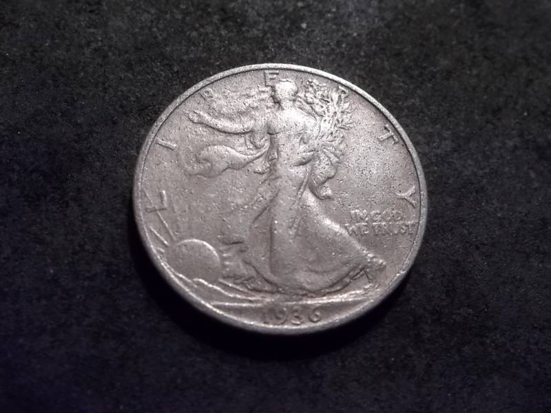 1936 S Walker Half Dollar