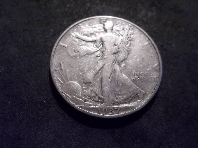 1937 D Walker Half Dollar