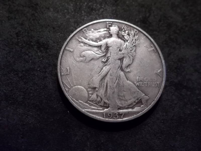 1937 S Walker Half Dollar