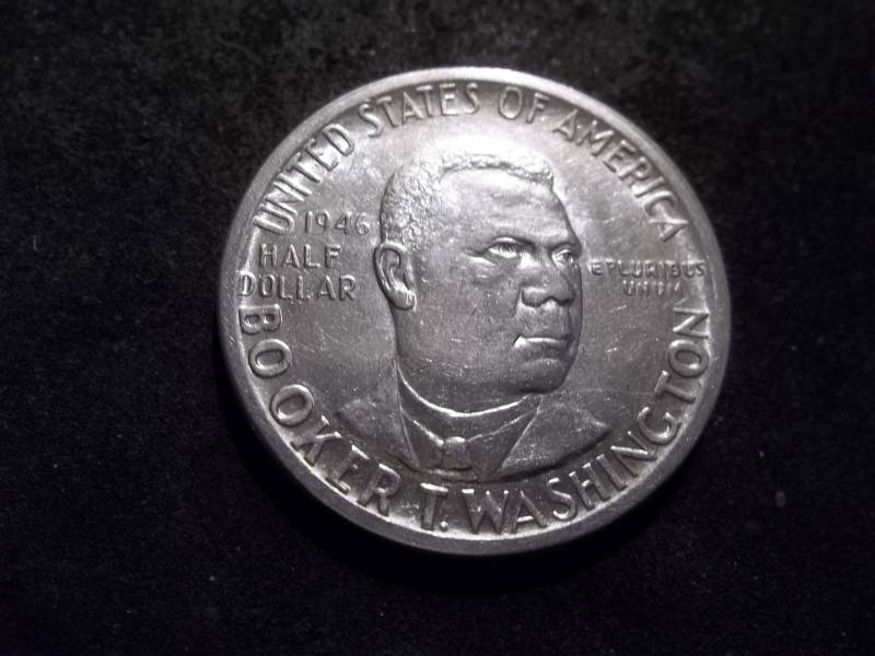 1946 Booker T. Washington Silver Half Dollar Commemorative
