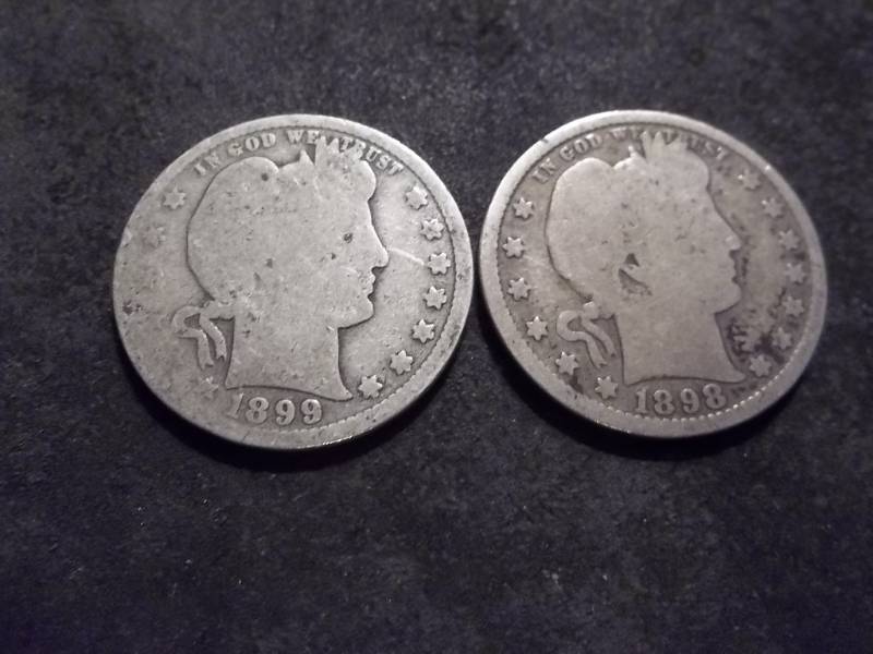 1898, 1899 Barber Quarters