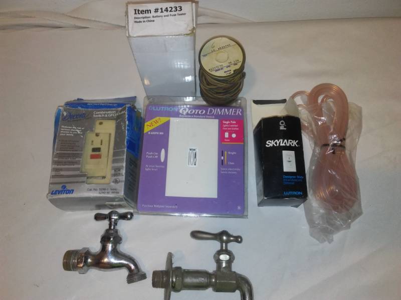 lot 50 image: Electrical and vintage Plumbing.