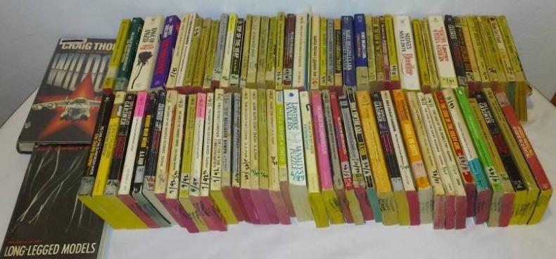 lot 81 image: Over 75 paperback books.
