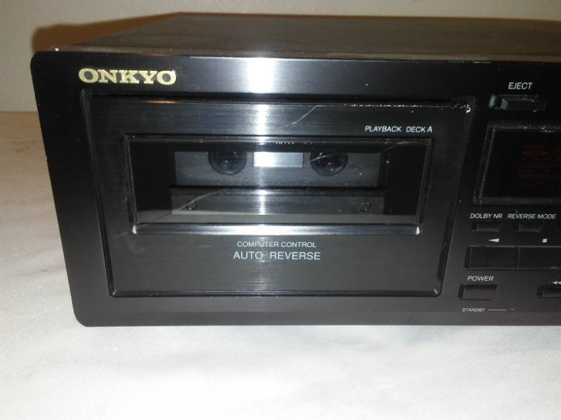 lot 89 image: Onkyo Model TA-RW244 dual cassette.