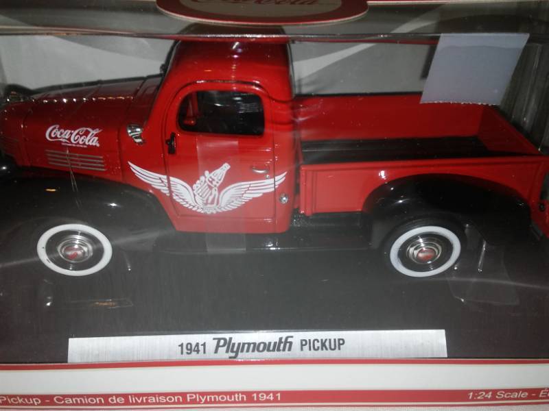 lot 101 image: Coca-Cola Coke 1941 Plymouth pickup.