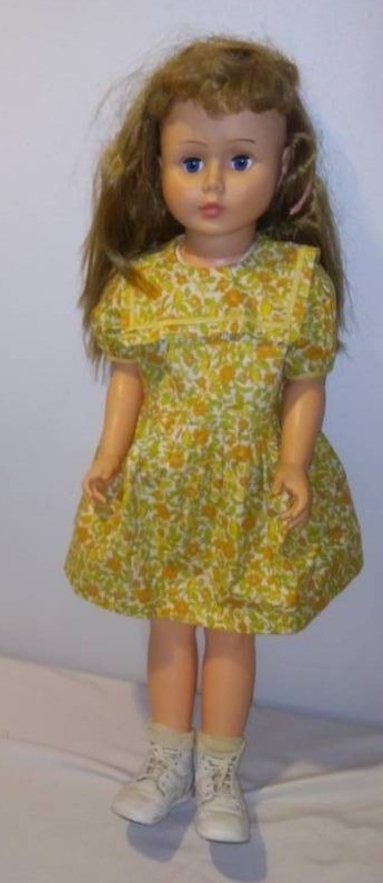 lot 118 image: Vintage doll, large, 35 in.