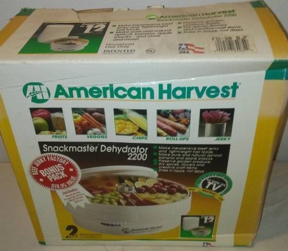 lot 137 image: American Harvest snackmaster dehydrator 22.