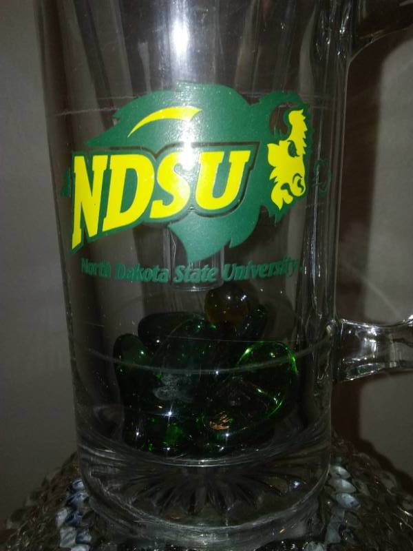 lot 173 image: NDSU Bison Football indoor outdoor solar art.