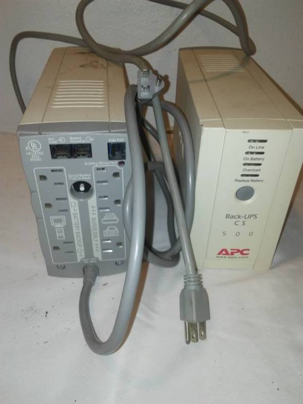 lot 190 image: 2 APC power backup, CS500.
