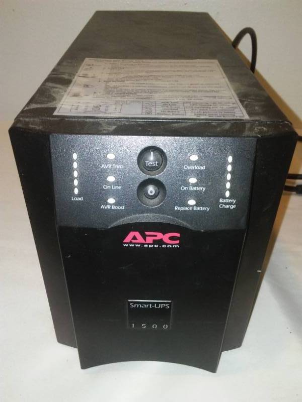 lot 191 image: APC Power back up Smart-UPS 1500. The big boy.