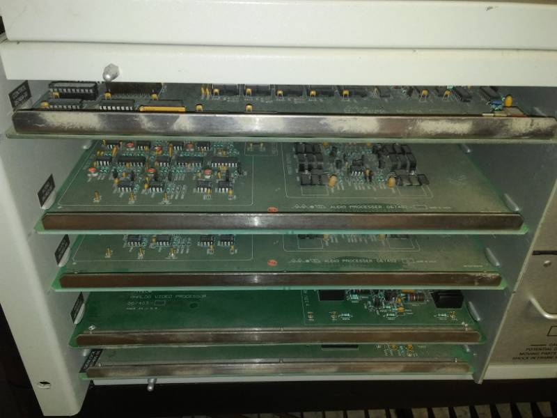 lot 193 image: Grass Valley group Master 21 power and control center.