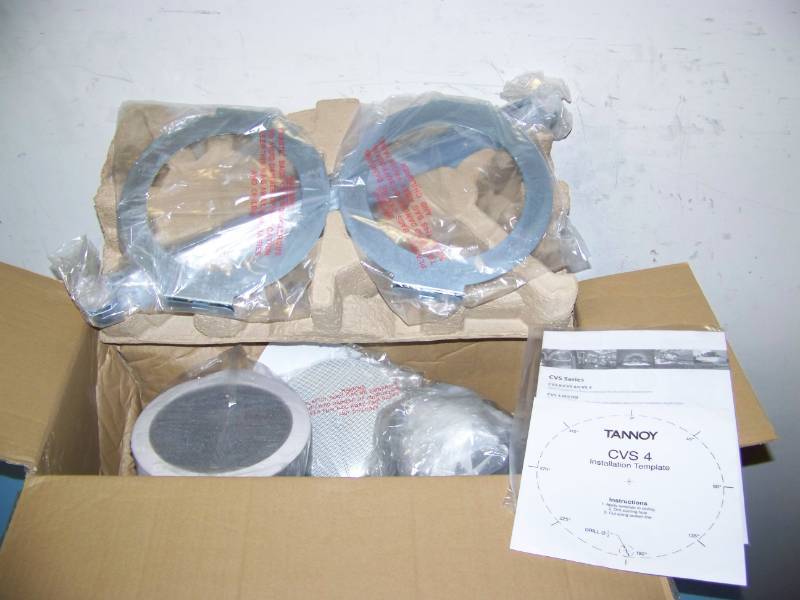 lot 59 image: (2) Tannoy, CVS-4, In-Ceiling Speakers  Loudspeakers