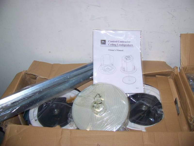 lot 64 image: (2 pair) JBL, Control Contracor Series, 26CT, In-Ceiling Speakers  Loudspeakers - in Original Boxes