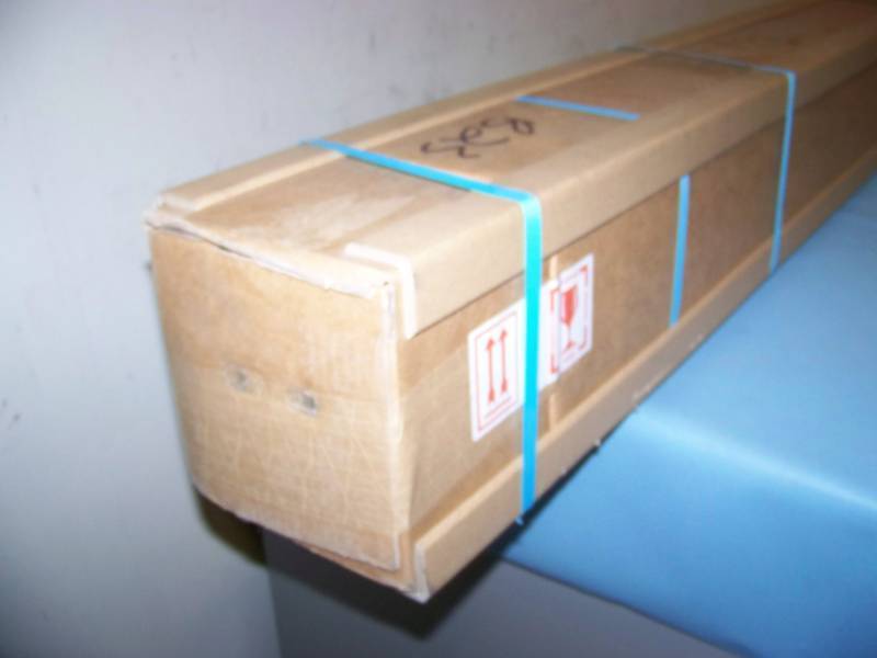 lot 29 image: Da-Lite, CeilingWall Mount, Manual (Pull Down) Projection  Movie Screen - NEW in Original Box
