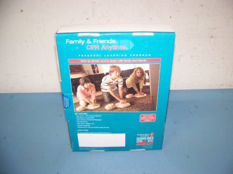 lot 102 image: Family and Friends, CPR Anytime Training Kit - NEW in Original Box