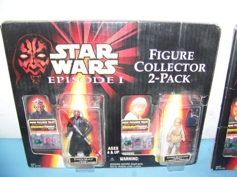 lot 85 image: (2) Star Wars Episode 1, Figure Collector 2-Packs - NEW  UNOPENED