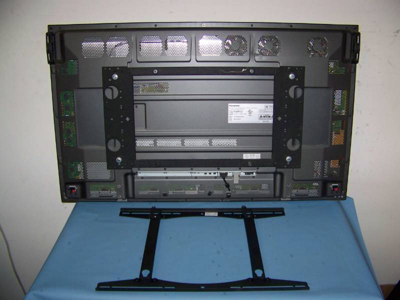 lot 33 image: 50, Panasonic, Plasma, HD (High Definition) Display  Monitor with Chief Wall Mount