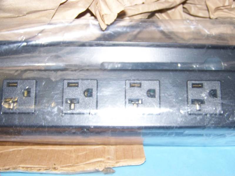 lot 67 image: Chief Manufacturing, Rack Mountable, 24 Outlet, Power Strip - NEW in box