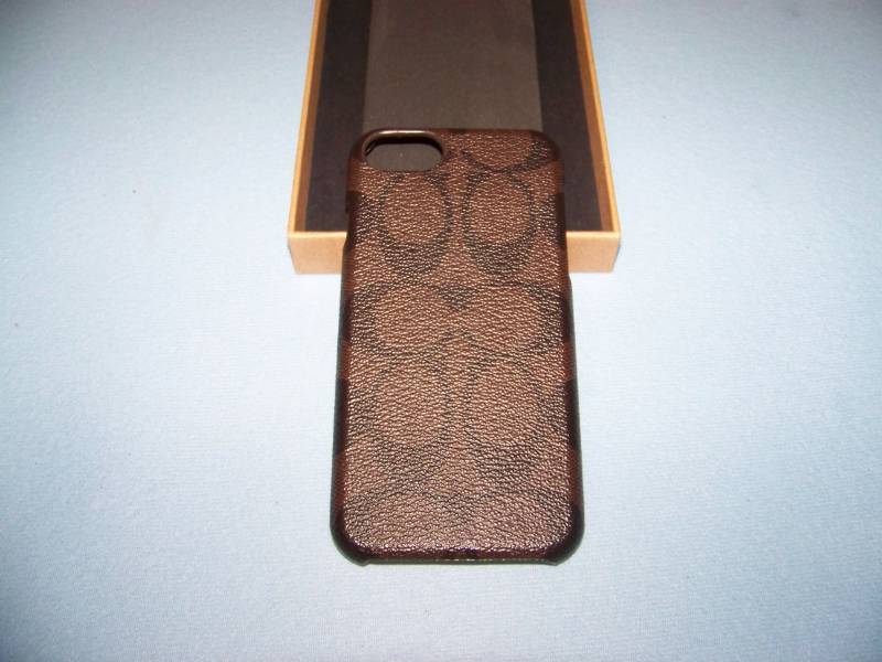 lot 87 image: Coach, Leather Phone Case for Apple iPhone 7