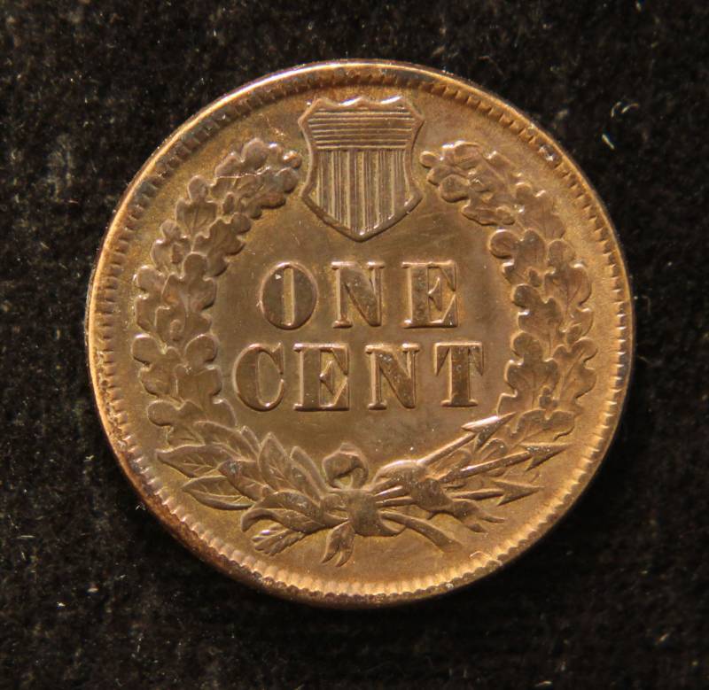 1888 INDIAN HEAD CENT IN HIGH GRADE RED-BROWN