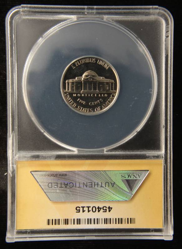 1953 PROOF JEFFERSON NICKEL PF64 ANACS