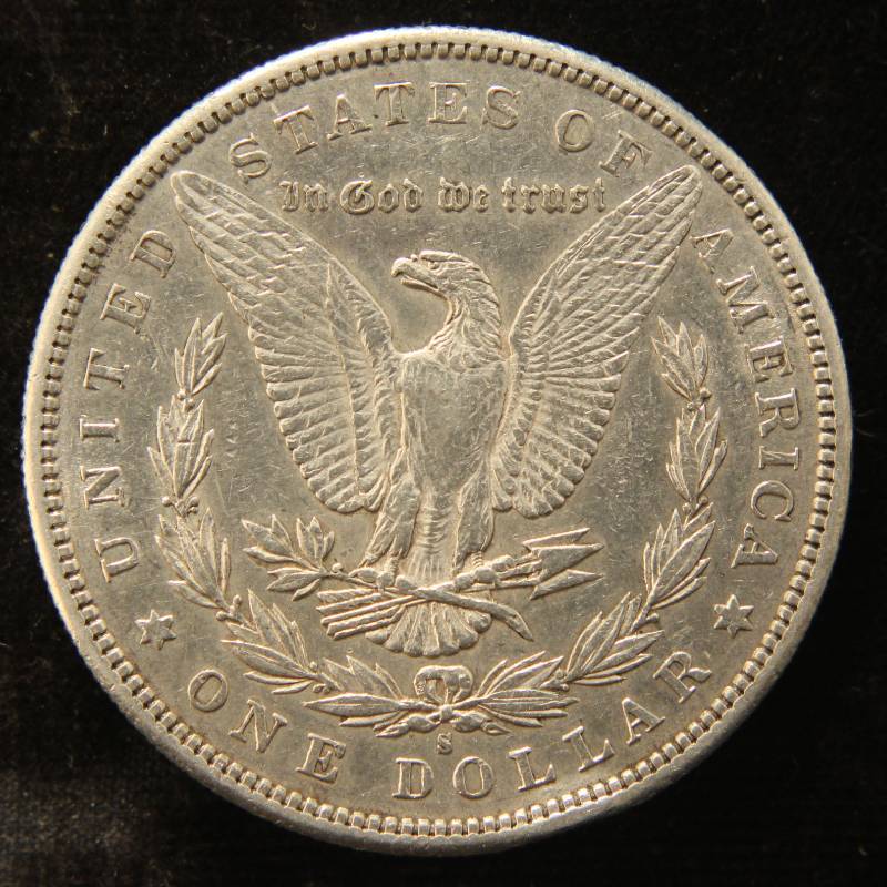 1887-S MORGAN SILVER DOLLAR