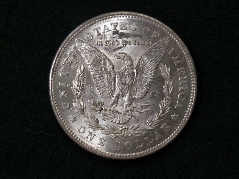 lot 6 image: 1878 S AU Morgan Silver Dollar...