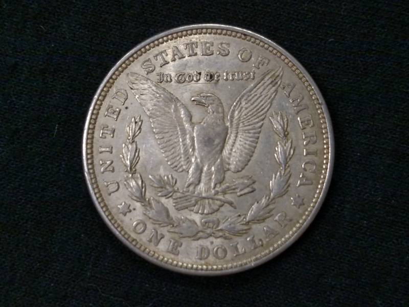 lot 18 image: 1921D  Morgan Silver Dollar...