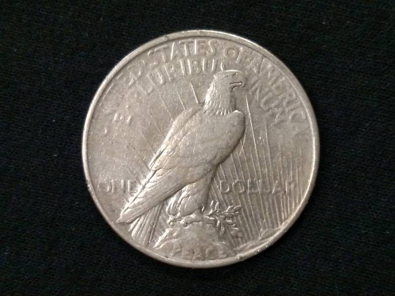 lot 28 image: 1926 D Peace Silver Dollar...