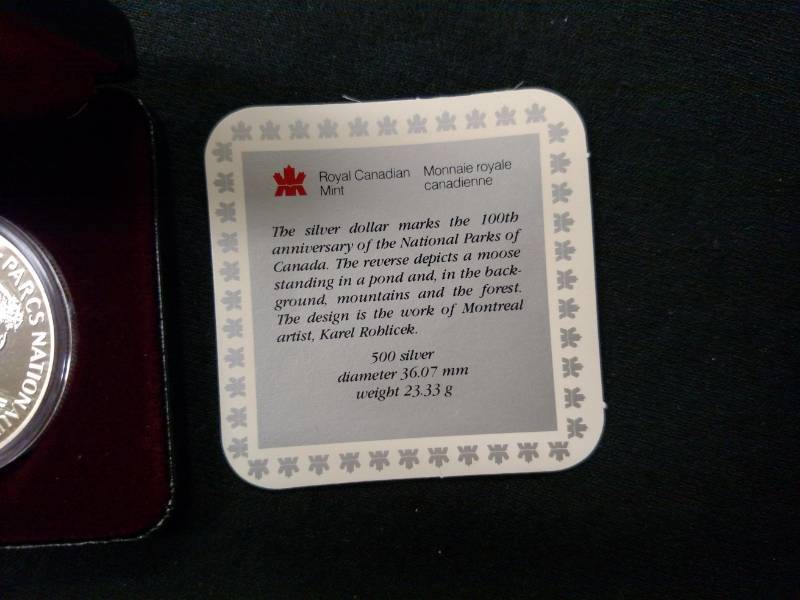 lot 36 image: 1985 Canada Moose Proof Modern Comm...