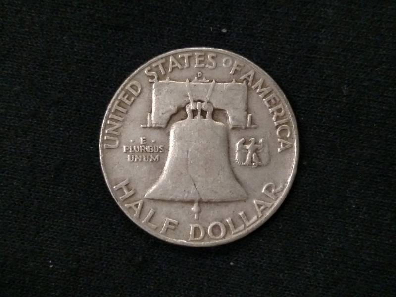 lot 42 image: 1952 D Franklin Silver Half Dollar...