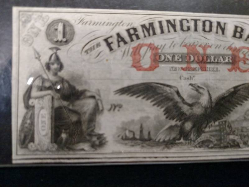 lot 52 image: 1860s Large Size One Dollar Farmin...