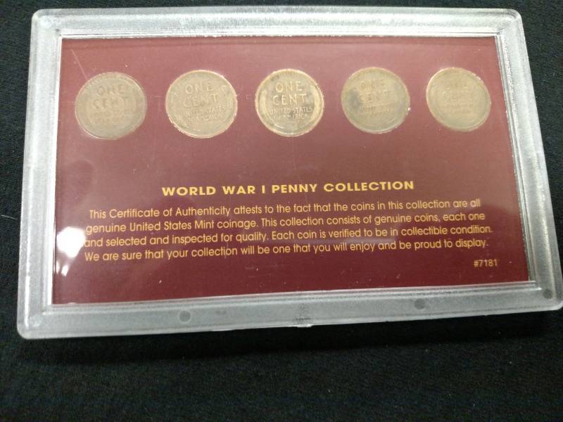 lot 66 image: World War I Penny Collection...