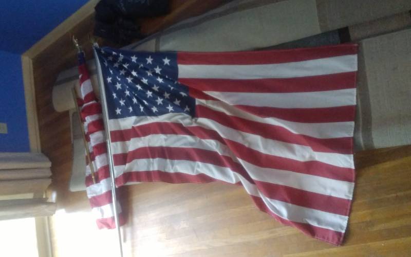 lot 23 image: 3-Flags With Poles (3x5)